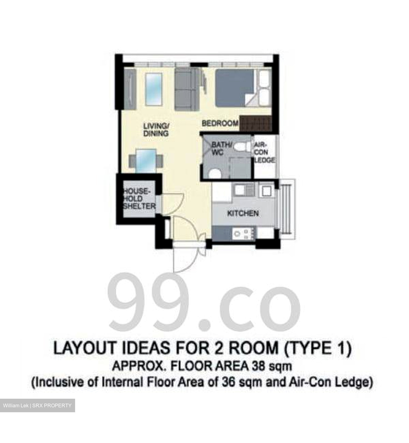 Blk 232C Matilda Court (Punggol), HDB 2 Rooms #580298631